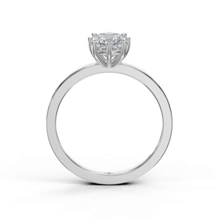 Six Prong Solitaire Engagement Ring