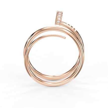 Nail Cuff Ring | Clou Diamond Ring