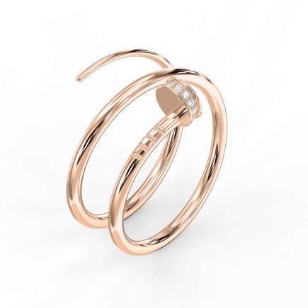 Nail Cuff Ring | Clou Diamond Ring