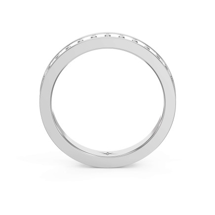 The Khedira Band of Magnificent White Enamel For Her