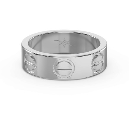 Two Tone Cartier Ring Love Band