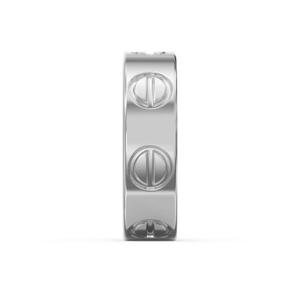 Two Tone Cartier Ring Love Band