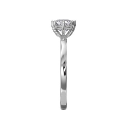 Six Prong Solitaire Engagement Ring