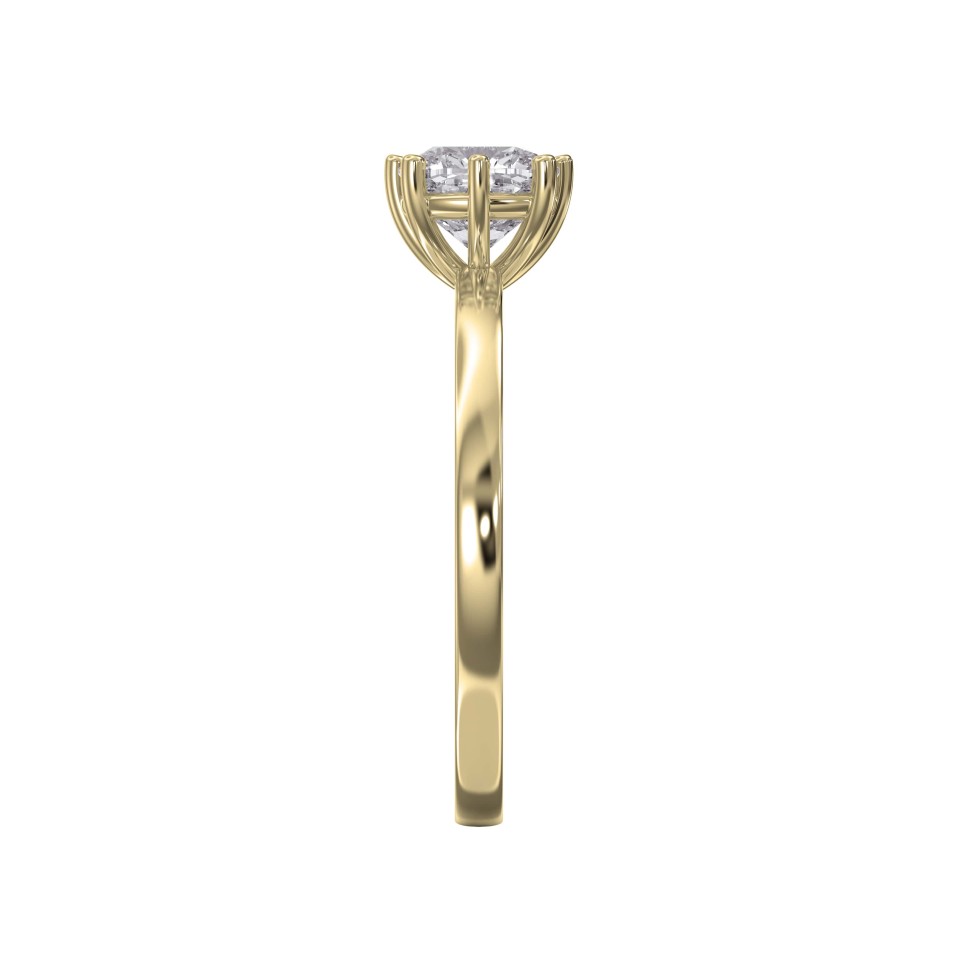 Six Prong Solitaire Engagement Ring