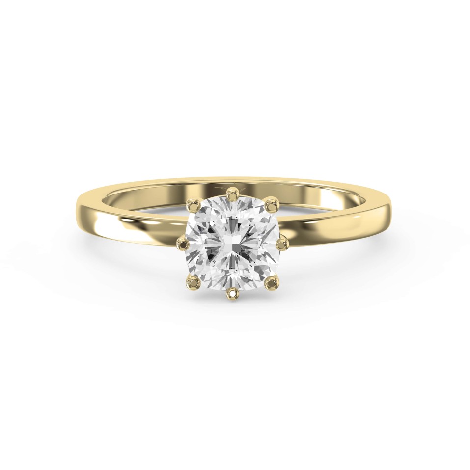 Six Prong Solitaire Engagement Ring